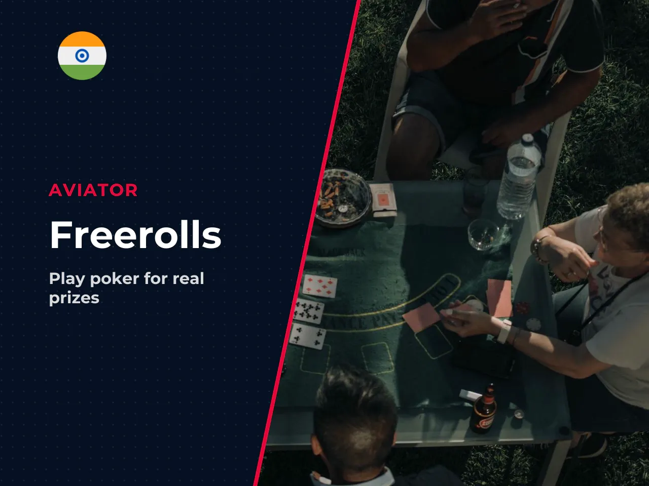 **Freerolls** award real money prizes with zero entry fee, making their mathematical expected value (EV) strictly positive for any participant. You risk nothing and can win something. While individual