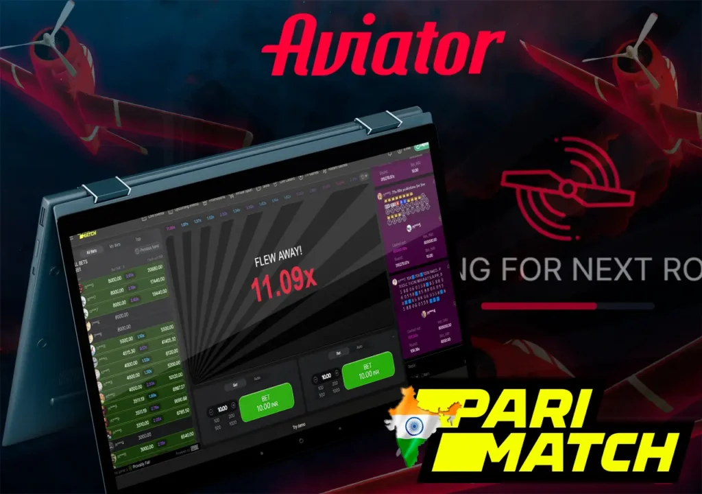 Begin your journey with Parimatch's popular crash game, Aviator.